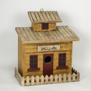Decorative Beach Cottage Birdhouse 10.3 IN x 5.5 IN x 8.75 IN