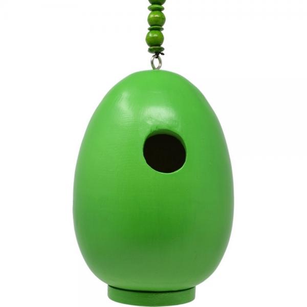 Green Egg Albesia Wood Bird House