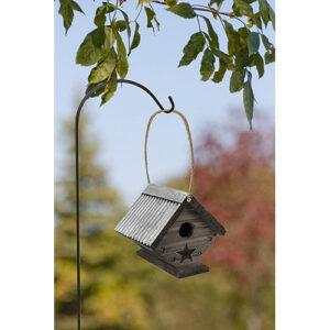 Rustic Farmhouse Wren Bird House 7.25 IN X 7.25 IN X 6.5 IN